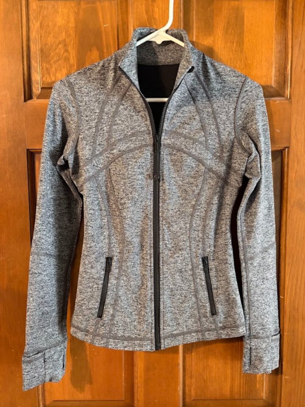 Lululemon Define Jacket Size 4 in Heathered Black